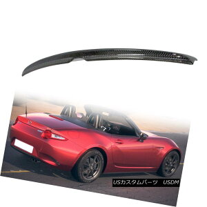 GAp[c Carbon Fiber For Mazda Miata MX5 Convertible D Style Rear Trunk Spoiler 2018 }c_Miata MX5Ro[`uDX^CAgNEX|C[2018pYf@
