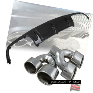 GAp[c Carbon Fiber Mercedes Benz W204 4DR C63 Rear Diffuser  Exhaust Pipe 2008-2011 § J[{t@Co[ZfXxcW204 4DR C63AfBt[U[amp; rC2008-2011