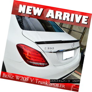 GAp[c Carbon Fiber Mercedes BENZ 4DR W205 C-class Sedan V Type Rear Trunk Spoiler Yf@ۃZfXxc4DR W205 CNXZ_V^CvAgNX|C[