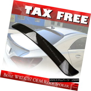 エアロパーツ ++Carbon Fiber Mercedes BENZ C117 W117 OE Type ABS CLA180 Rear Roof Spoiler ++炭素繊維メルセデスベンツC117 W117 OEタイプABS CLA180リアルーフスポイラー