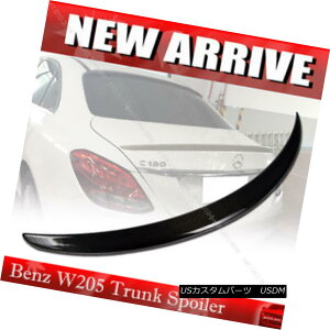 GAp[c Carbon Fiber Mercedes BENZ W205 C-class Sedan A Type Rear Trunk Spoiler § Yf@ۃZfXxcW205 CNXZ_A^CvAgNX|C[