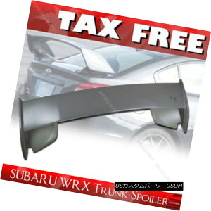 GAp[c UNPAINTED FOR SUBARU WRX SEDAN SALOON STI REAR TRUNK LIP SPOILER WING § SUBARU WRXZ_TSTIATRUNK LIP SPOILER WING UNh