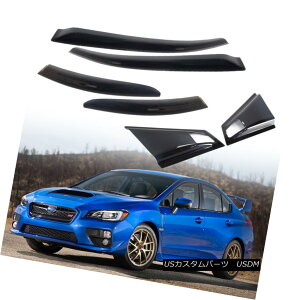 GAp[c One Day Ship- Fit Subaru WRX STI 4th Sedan Window Visor + Window Louver Cover PC fCVbvtBbgXoWRX STI4Z_EChoCU[+ECh[o[Jo[PC