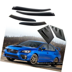 GAp[c 15-18 Fit Subaru WRX STI 4th Sedan PC Window Visor + Window Louver Matte Black 15-18tBbgXoWRX STI4Z_PCEBhEoCU[+EBhE[o[}bgubN