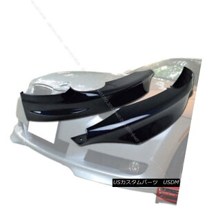 エアロパーツ PAINTED 07-09 BMW E92 2PC SPLITTER FRONT BUMPER LIP SPOILER § 塗装済み07-09 BMW E92 2PCスリッパフロントバンパーリップスポイラ