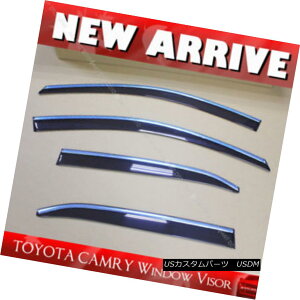 GAp[c RAIN GUARD WINDOW SHADE VISOR W/CHROME STRIP For TOYOTA CAMRY 2007-2011 CK[hEBhEVF[hr[AW /N[XgbvTOYOTA CAMRY 2007-2011p