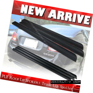 GAp[c Unpainted 98-00 Lexus GS300/GS400/GS430 Trunk Lip Spoiler+ Roof Lip Spoiler§ h98-00 Lexus GS300 / GS400 / GS 430gNbvX|C[+[tbvX|C[