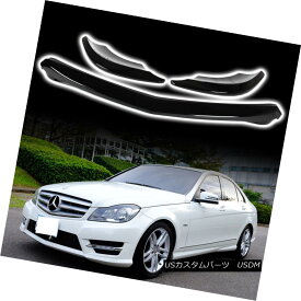 エアロパーツ For Mercedes BENZ W204 LCI Bumper Lip Spoiler Godhand Style Paint Black メルセデスベンツW204 LCIバンパーリップスポイラーゴッドハンドスタイルペイントブラック