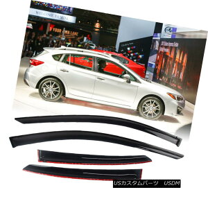 GAp[c For Subaru Impreza Side Window Visor Rain / Sun Shade 5D Hatchback 2017-2018 XoCvbTTChEBhEoCU[C/TVF[h5Dnb`obN2017-2018p