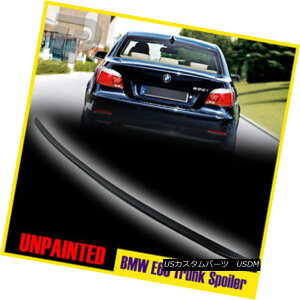 エアロパーツ Unpainted Rear Trunk Spoiler Wing 2004-2010 BMW 5-Series E60 4DR M3 M5 525i 428i 未塗装の後部トランク・スポイラー・ウィング2004-2010 BMW 5シリーズE60 4DR M3 M5 525i 428i