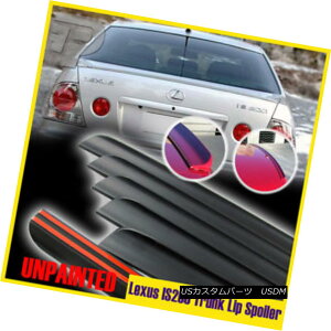 GAp[c Unpainted 98-05 Lexus IS200 IS300 Rear Trunk Lip Spoiler Wing h98-05NTXIS200 IS300AgNbvX|C[EBO