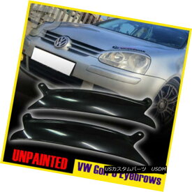 エアロパーツ PAINTED Volkswagen VW GOLF MK5 03-08 HEADLIGHT EYEBROWS EYELIDS COVER ▼ PAINTEDフォルクスワーゲンVWゴルフMK5 03-08ヘッドライトアイブロウズカバー？