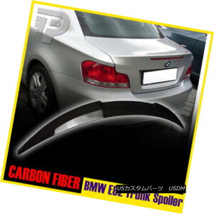 GAp[c For BMW 1 SERIES E82 M4 STYLE REAR WING TRUNK SPOILER CARBON FIBER 2007-2013 BMW 1V[YE82 M4X^CAECOgNX|C[J[{t@Co[2007N?2013N