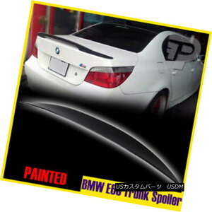 GAp[c High Kick BMW 5-Series E60 Saloon Painted Performance-Look Trunk Lip Spoiler nCLbNBMW 5V[YE60T[yCgptH[}X - EokgNbvX|C[