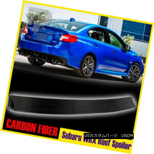 GAp[c Rear Roof Spoiler Wing Carbon Fiber For Subaru 4th WRX STI Sedan 4D 2015-2017 Xo4th WRX STI Sedan 4D 2015-2017pA[tX|C[EBOJ[{t@Co[