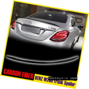 GAp[c Carbon Fiber Mercedes BENZ C-Class W205 4DR A-Type Rear Trunk Spoiler 14-16 C300 Yf@ۃZfXxcCNXW205 4DR A^CvAgNEX|C[14-16 C300