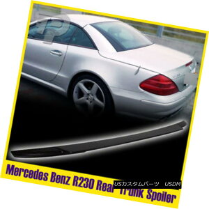 GAp[c Benz SL Class R230 2D Cabrolet V Style Rear Trunk Wing Spoiler 2011 Unpainted xcSLNXR230 2DLu^[VX^CAgNEBOX|C[2011h