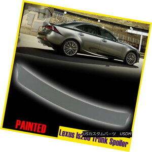 GAp[c Painted For Lexus IS250 Sedan 4DR V Rear Trunk Spoiler Wing IS350 IS200T 2016 NTXIS250Z_4DR VAgNEX|C[ECOIS350 IS200T 2016