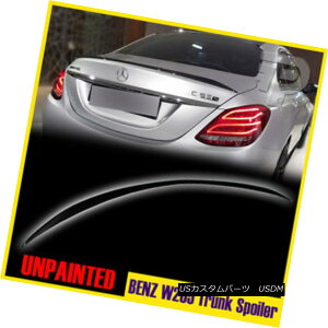 GAp[c Unpainted Mercedes BENZ C-Class W205 4D Saloon A-Look Rear Trunk Spoiler Boot hZfXxcCNXW205 4DT[AbNAgNEX|C[Eu[c