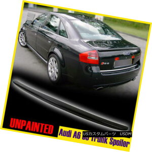 エアロパーツ Audi Quattor A6 C5 OE-Style Saloon 4D Unpainted Rear Boot Spoiler Wing 2004 Audi Quattro A6 C5 OEスタイルのサルーン4D未塗装のリア・ブート・スポイラーウィング2004