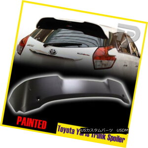 GAp[c Painted For TOYOTA 3rd Yaris Hatchback T-Type Rear Spoiler Trunk Boot Window g^3Xnb`obNT^AX|C[gNu[cEChEphς