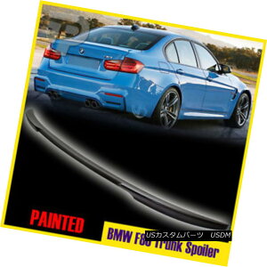 エアロパーツ PAINTED BMW 3 SERIES F80 V-TYPE REAR TRUNK LIP SPOILER WING 2014-2015 FRP ▼ ペイントされたBMW 3シリーズF80 Vタイプ後部トランクリップスポイラーウイング2014-2015 FRP?