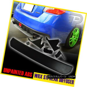 GAp[c UNPAINTED FOR SUBARU WRX STI-STYLE REAR DIFFUSER LIP SPOILER 4DR SEDAN  SUBARU WRX STI-STYLEAfBt[U[bvX|C[4DR SEDAN̂߂̖H