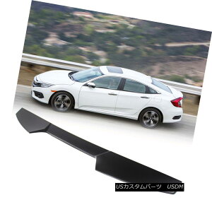 GAp[c For Honda Civic 10th Sedan V Look Rear Boot Roof Spoiler Wing 16-18 Painted DX z_VrbN10thZ_VbN[t[tX|C[ECO16-18hDXbN