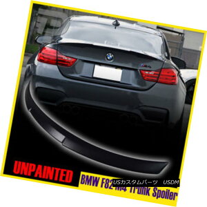 GAp[c UNPAINTED FOR BMW 4-SER F82 M4 PERFORMANCE P-TYLE REAR WING TRUNK SPOILER BMW 4-SERIES F82 M4̐\𑹂ȂP-TYLEAECOgNX|[[