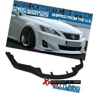 GAp[c Fit 11 12 13 Lexus IS250 IS350 JDM Style Front Bumper Lip Spoiler PP tBbg11 12 13NTXIS250 IS350 JDMX^Ctgop[bvX|C[PP