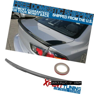 エアロパーツ 08-15 Mitsubishi Lancer Evolution EVO-X MR Style Carbon Fiber CF Trunk Spoiler 08-15三菱ランサーエボリューションEVO-X MRスタイル炭素繊維CFトランク・スポイラー