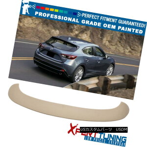 GAp[c 14-16 Mazda 3 HB OE Style Painted Roof Spoiler - OEM Painted Color Extension 14-16}c_3 HB OEX^Ch[tX|C[ - OEMhJ[GNXeV