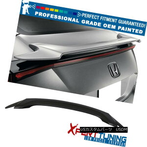GAp[c 16-18 Honda Civic X 10th GEN 2DR Coupe OE Style Trunk Spoiler OEM Painted Color 16-18z_VrbNX 10 GEN 2DRN[yOEX^C̃gNEX|C[OEMhF