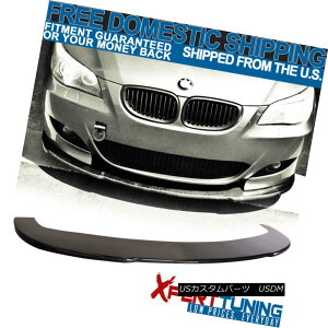 GAp[c Fits 2004-2010 BMW E60 M5 Carbon Fiber Under Front Bumper Lip Spoiler Splitter tBbg2004-2010 BMW E60 M5J[{t@Co[tgop[bvX|C[Xvb^[