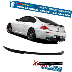 GAp[c 04-08 E63 BMW 6-Series 2D ABS Trunk Spoiler V Style - OEM Painted Color 04-08 E63 BMW 6V[Y2D ABSgNEX|C[VX^C - OEMhJ[