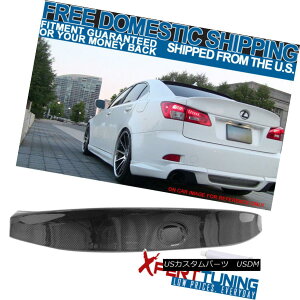 GAp[c Fit 06-13 Lexus IS250 IS350 Sedan WD Style CF Carbon Fiber Rear Trunk Spoiler tBbg06-13NTXIS250 IS350Z_WDX^CCFJ[{t@Co[AgNEX|C[
