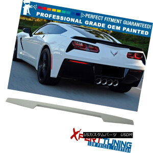エアロパーツ 14-18 Chevy Corvette C7 Painted ABS Trunk Spoiler - OEM Painted Color 14-18シボレーコルベットC7塗装ABSトランクスポイラー - OEM塗装色