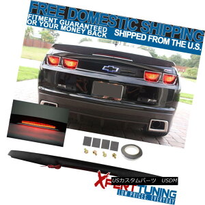 GAp[c Fit For Camaro ZL1 Style Trunk Spoiler Wing Unpainted Black W LED 3Rd Brake J}ZL1X^C̃gNEX|C[EEBOEApChEubNW LED 3RDu[L