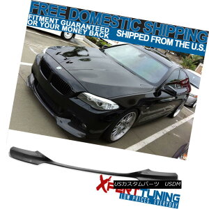 GAp[c Fits 2011-2016 BMW F10 5 Series V Style Front Bumper Lip Unpainted Black PU tBbg2011-2016 BMW F10 5V[YVX^Ctgop[bvhubNPU