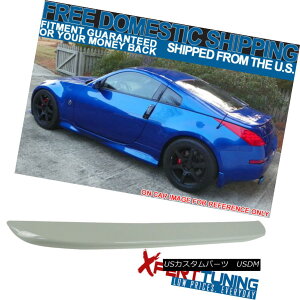 GAp[c Fits 03-08 Nissan 350Z Z33 OE Style ABS Trunk Spoiler Painted #QX1 Glacier Pearl tBbg03-08Y350Z Z33 OEX^CABSgNX|C[hQX1X̓p[