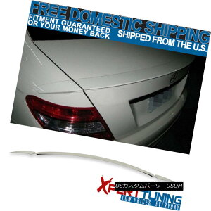 GAp[c 08-14 Benz C-Class W204 B Style Painted # 650 Cirrus White Trunk Spoiler 08-14xcCNXW204 BX^Ch650V[XEzCgEgNEX|C[