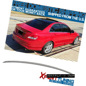 GAp[c 08-14 Benz C-Class W204 4D 4Dr Sedan OE #040 Black Painted Rear Roof Spoiler 08-14xcCNXW204 4D 4DrZ_OE040hA[tX|C[