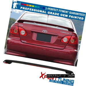 GAp[c Fit 03-08 Toyota Corolla Sedan OE Factory Trunk Spoiler  LED -OEM Painted Color tBbg03-08g^J[Z_OEHgNX|C[amp; LEDIyCgJ[