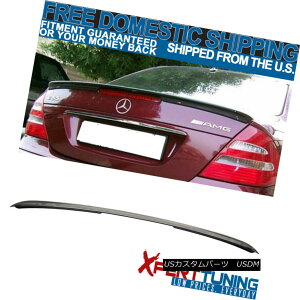 GAp[c Fit For 03-09 Benz E-Class W211 4Dr AMG #040 Black Painted Trunk Spoiler 03-09xcENXW211 4Dr AMG040hgNEX|C[