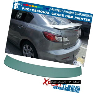 GAp[c Fit 10-13 Mazda 3 OE Factory Style Painted Trunk Spoiler - OEM Painted Color tBbg10-13}c_3 OEHX^C̓hgNX|C[ - OEMhJ[