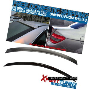 GAp[c 08-14 Benz C-Class W204 4Dr AMG Trunk + OE Roof Spoiler Painted # 040 Black ABS 08-14xcCNXW204 4Dr AMGgN+ OE[tX|C[040h