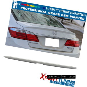 GAp[c Fits 13-16 Accord 4Dr OE Style Painted ABS Trunk Spoiler - OEM Painted Color tBbg13-16AR[h4Dr OEX^ChABSgNX|C[ - OEMhJ[