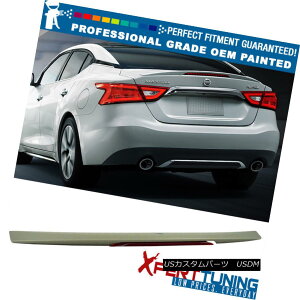 GAp[c Fit 16-18 Maxima A36 4Dr Painted Trunk Spoiler LED Brake - OEM Painted Color tBbg16-18}LV}A36 4DrhgNX|C[LEDu[L - OEMhF