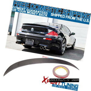 GAp[c E63 BMW 6-Series 04-08 2D Coupe Carbon Fiber Rear Trunk Spoiler CF V Style M6 E63 BMW 6V[Y04-08 2DN[yYf@ۃAgNEX|C[CF VX^CM6