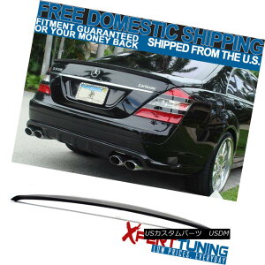 GAp[c Fit For 2007-2013 Benz S-Class W221 4Dr Sedan AMG Unpainted ABS Trunk Spoiler 2007-2013xcSNXW221 4DrZ_AMGhABSgNEX|C[